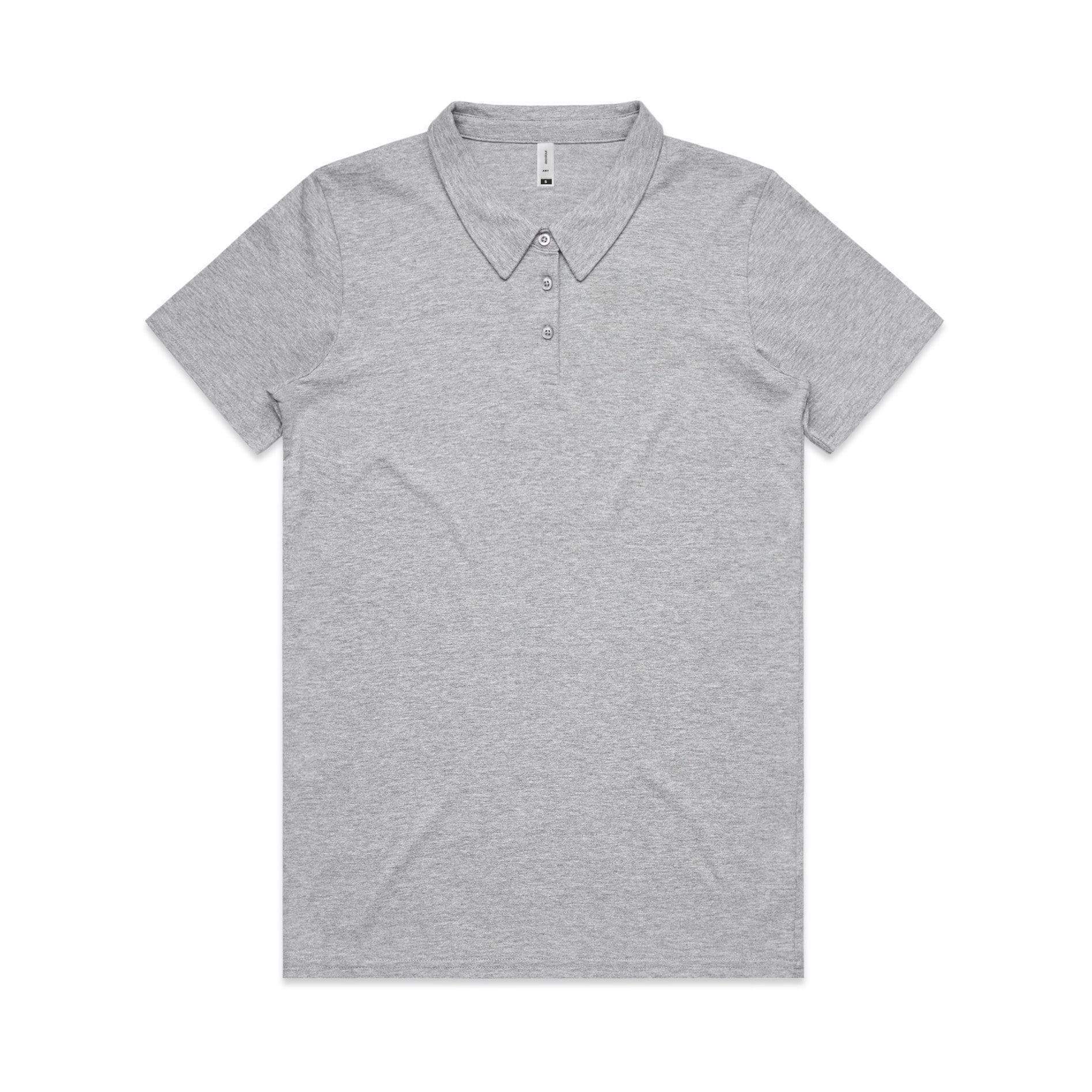 As Colour Women's amy polo 4402 Casual Wear As Colour GREY MARLE XSM